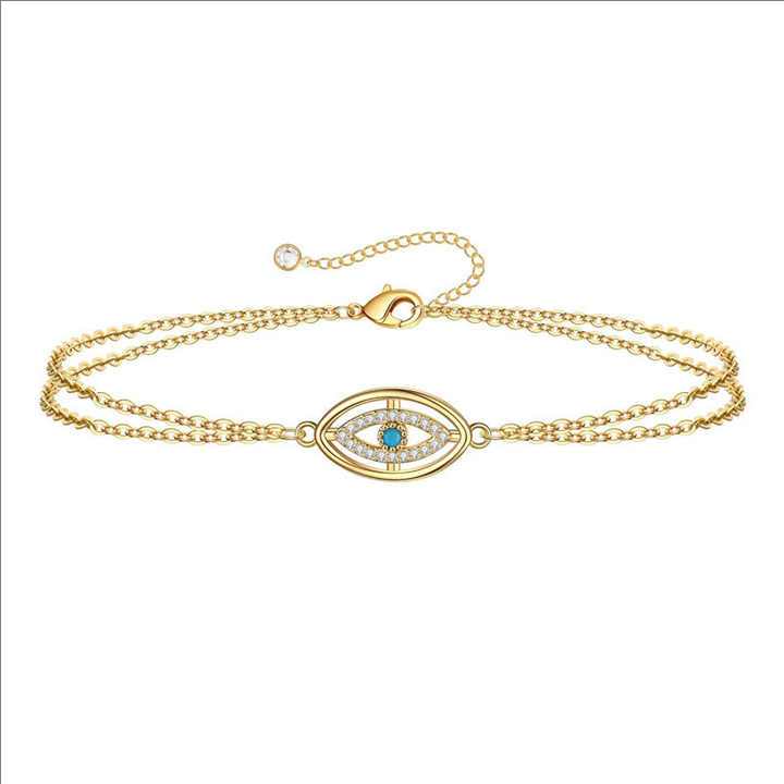 Minimal Evil Eye Bracelet-0