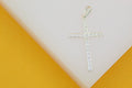 925 Sterling Silver CZ Cross Pendant-0
