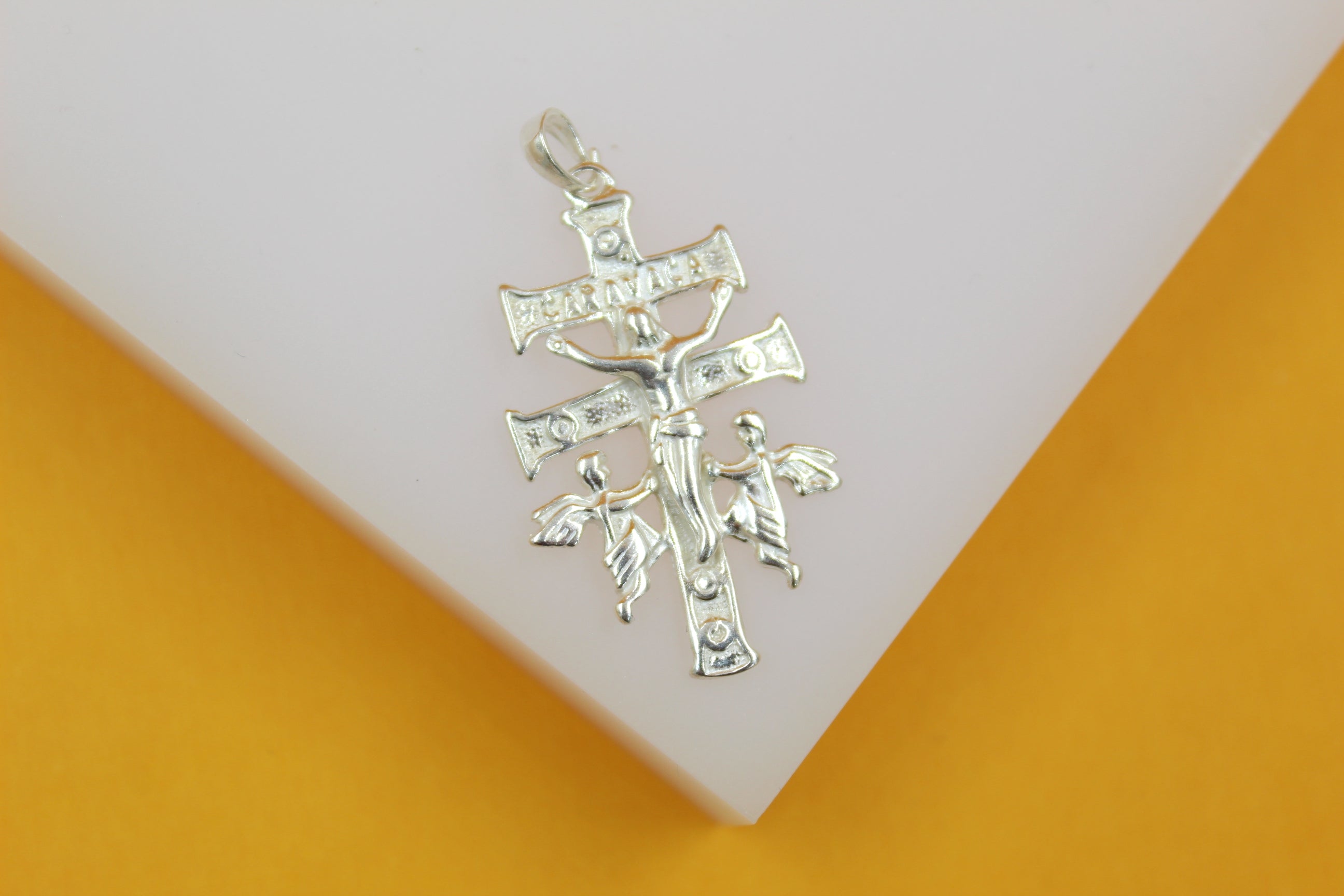 925 Sterling Silver Crucifix Pendant-0