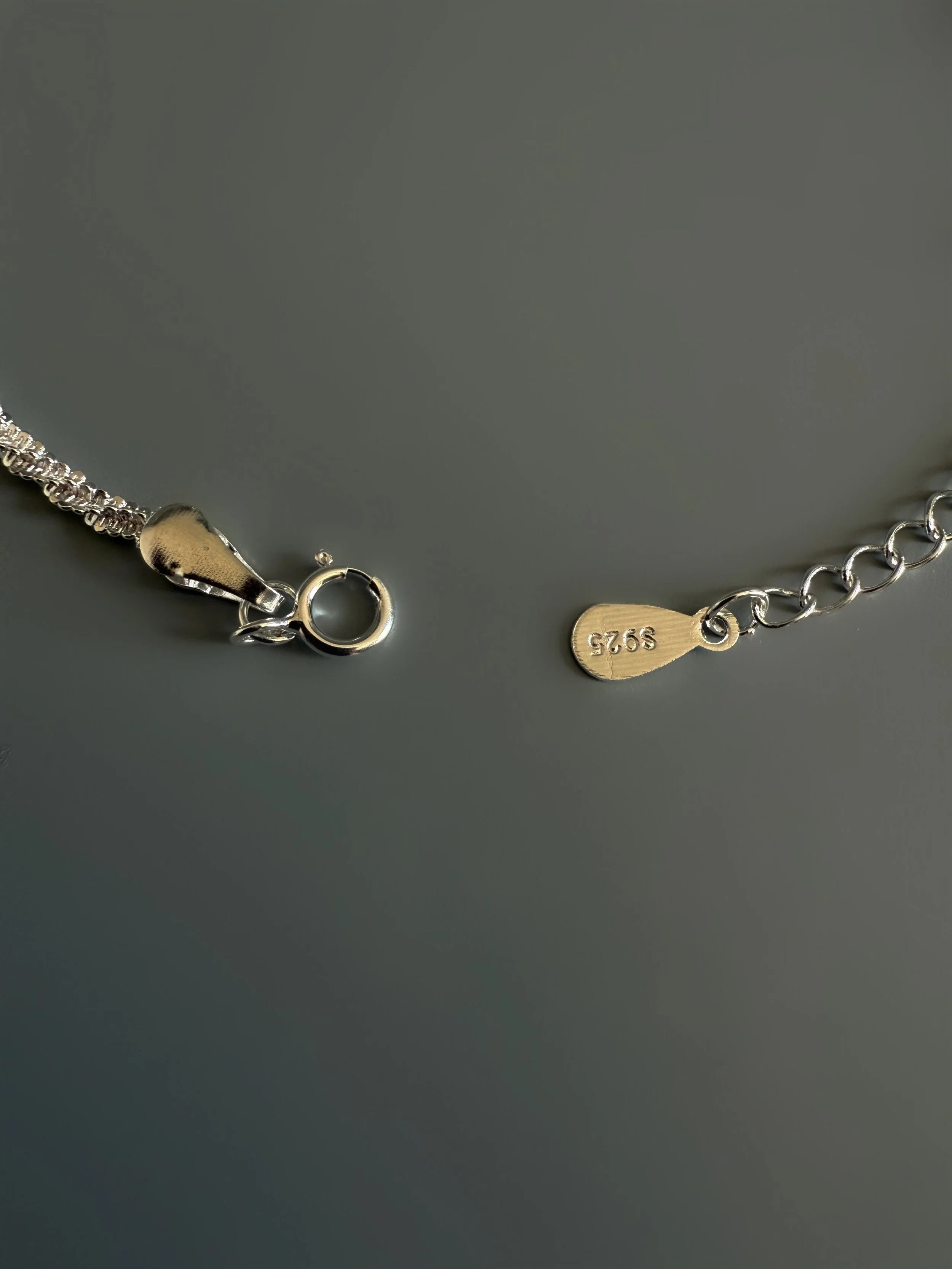 925 Sterling Silver Heart Charm  Minimalist Bracelet-3