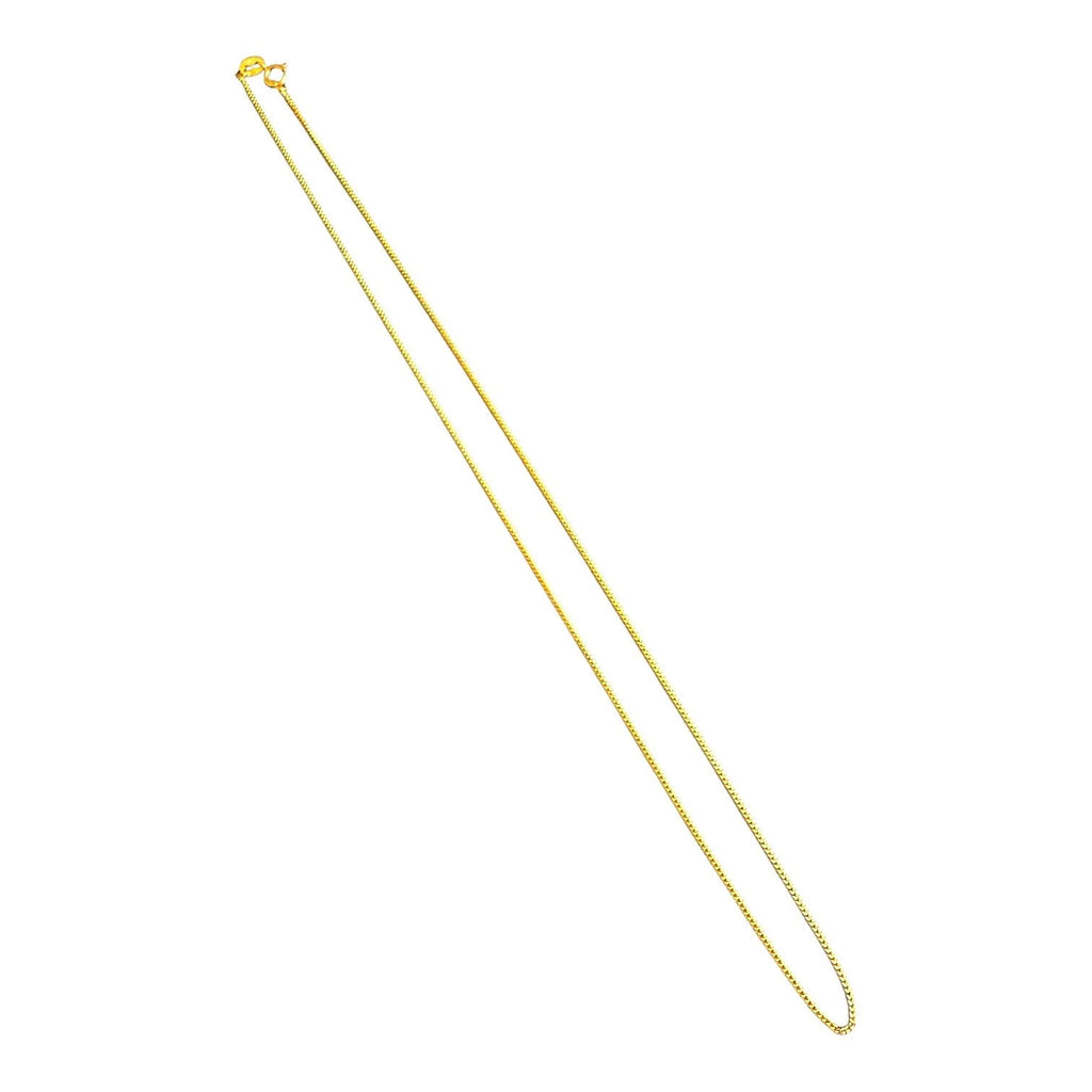 14K Gold Plated 925 Sterling Silver Elegant  Necklace Chain-0