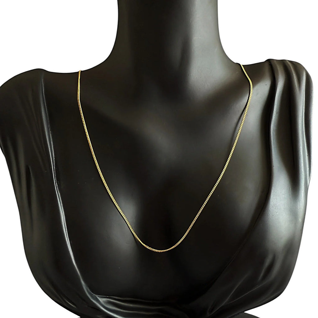 14K Gold Plated 925 Sterling Silver Elegant  Necklace Chain-9