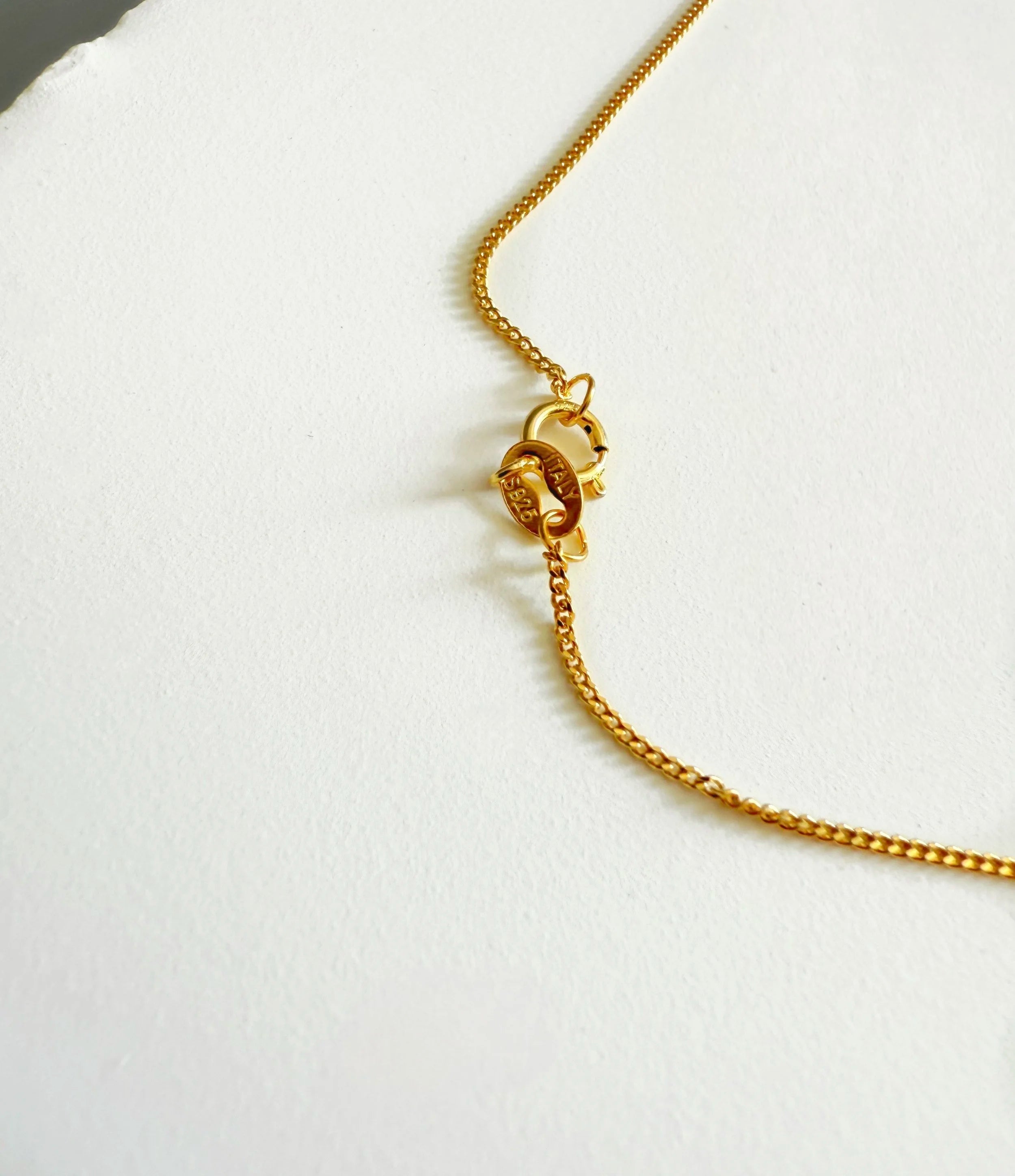 14K Gold Plated 925 Sterling Silver Elegant  Necklace Chain-5