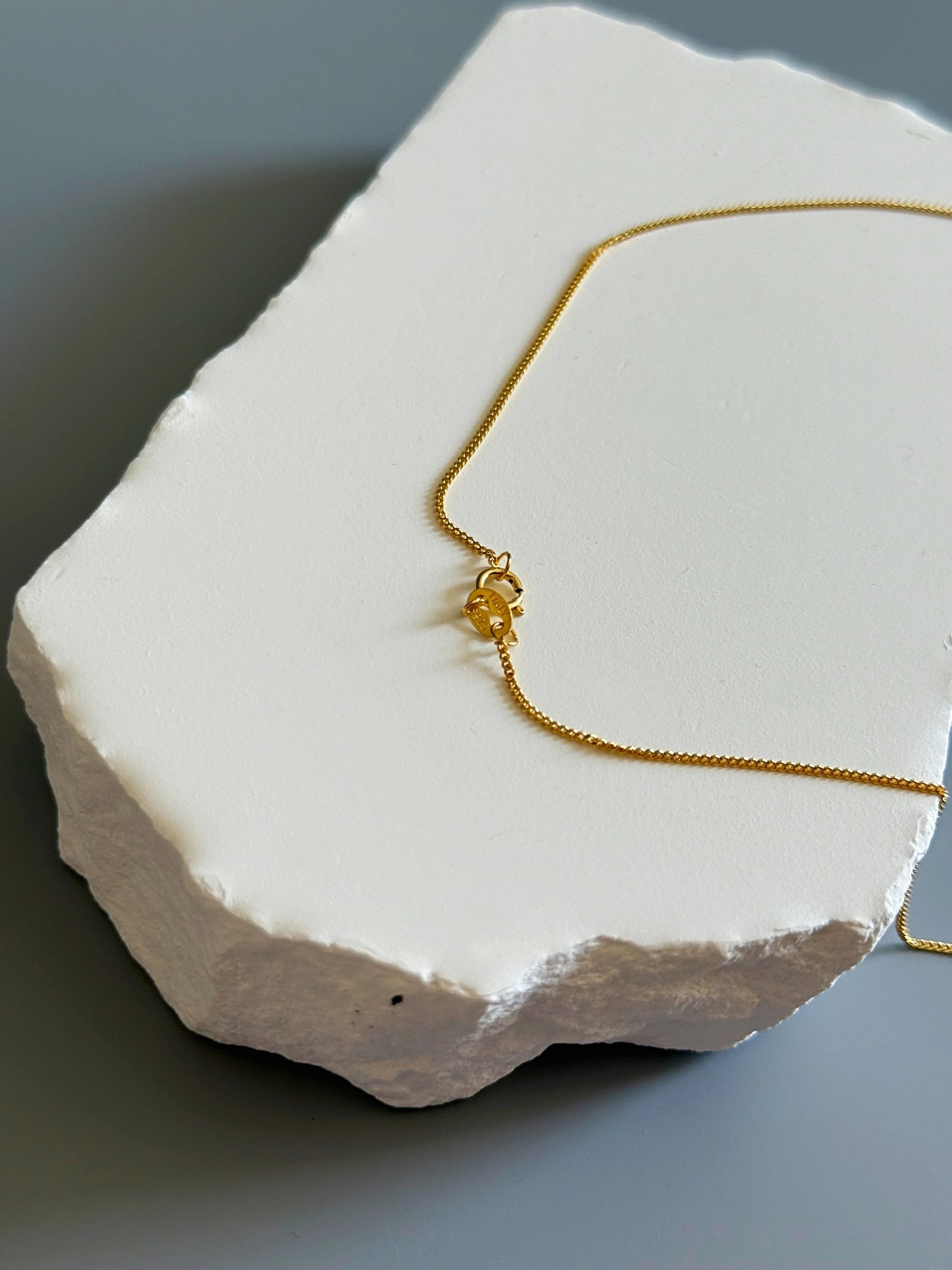 14K Gold Plated 925 Sterling Silver Elegant  Necklace Chain-3