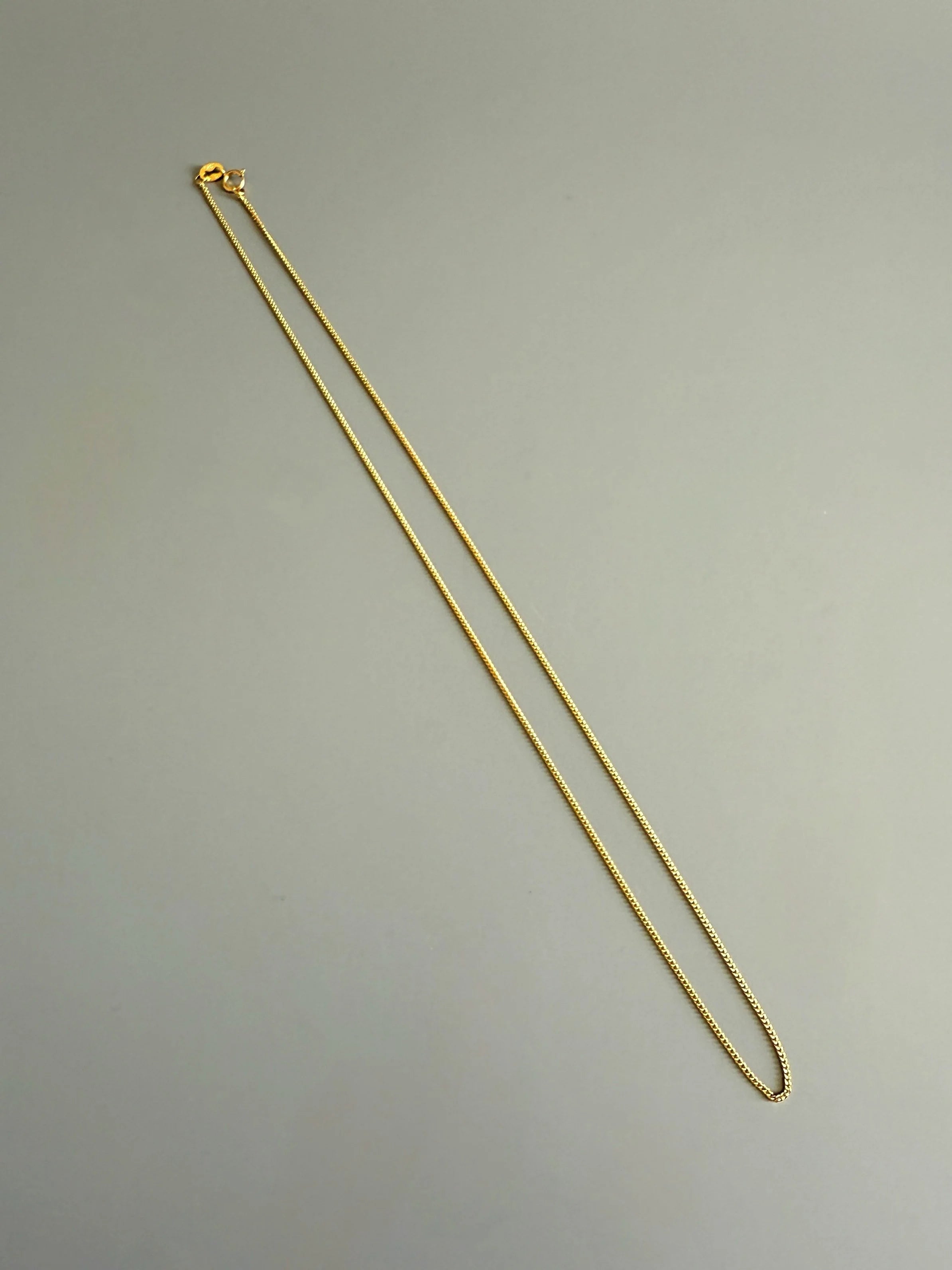 14K Gold Plated 925 Sterling Silver Elegant  Necklace Chain-7