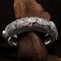 Stunning handcrafted Sterling Silver Dragon Bracelet-0