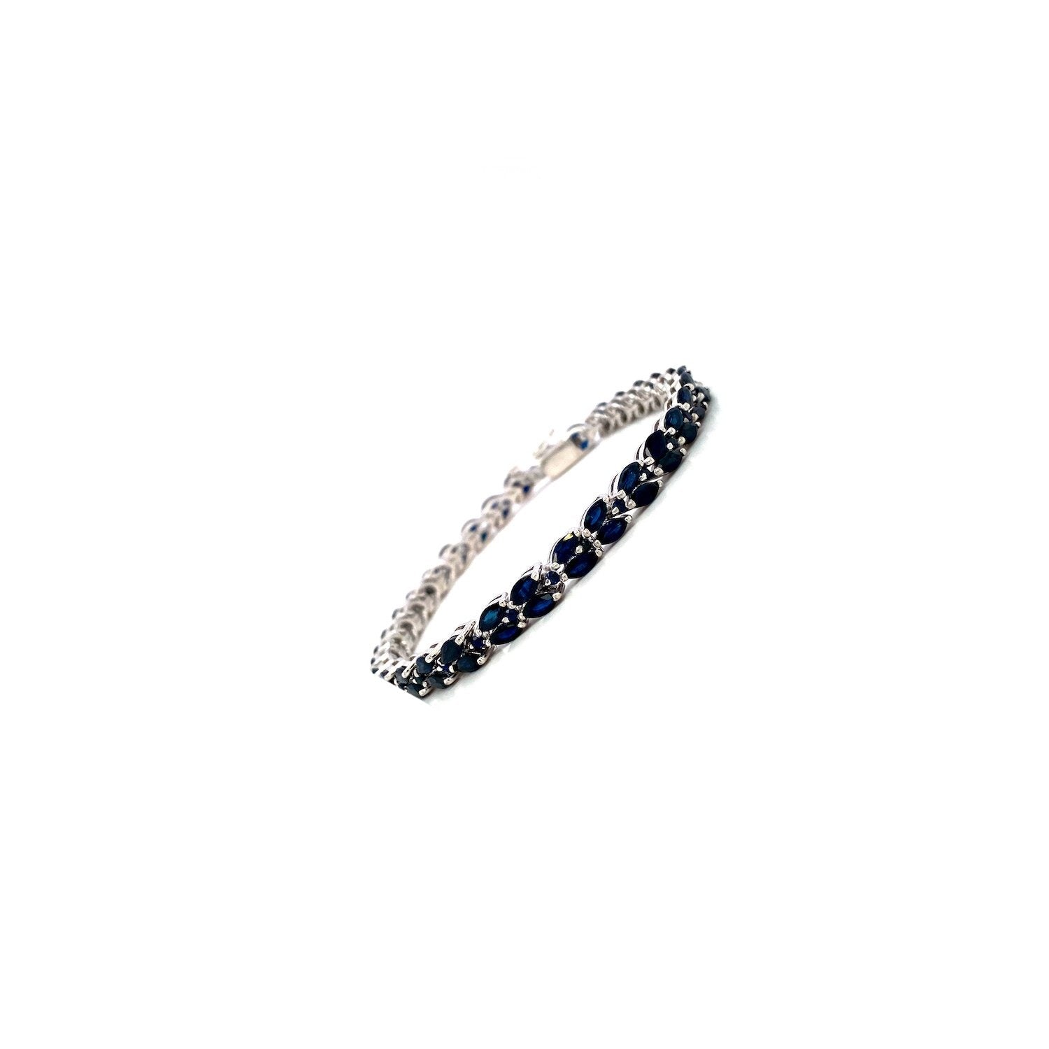 Sapphire Bracelet in .925 Sterling Silver - KSD 42407-1