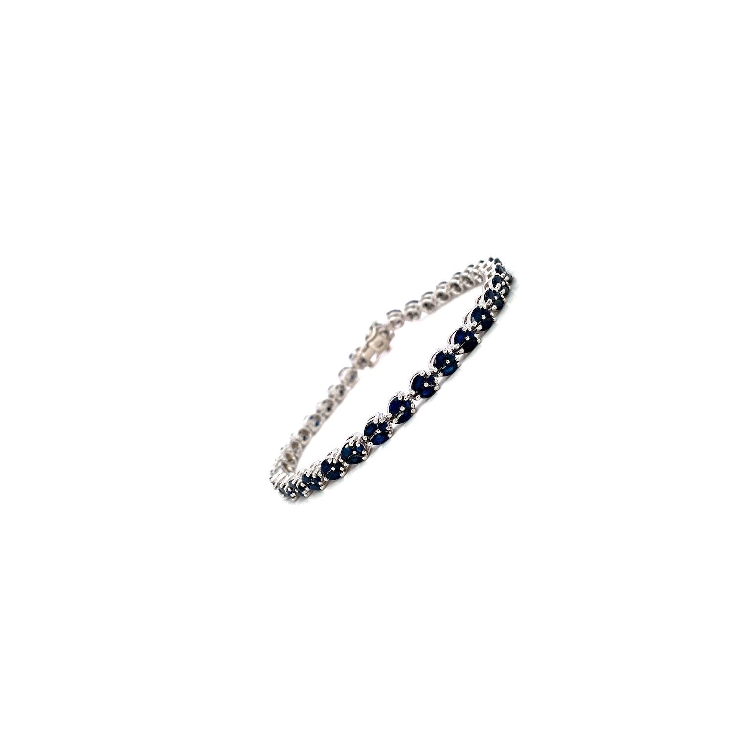 Sapphire Bracelet in .925 Sterling Silver - KSD 43051-1