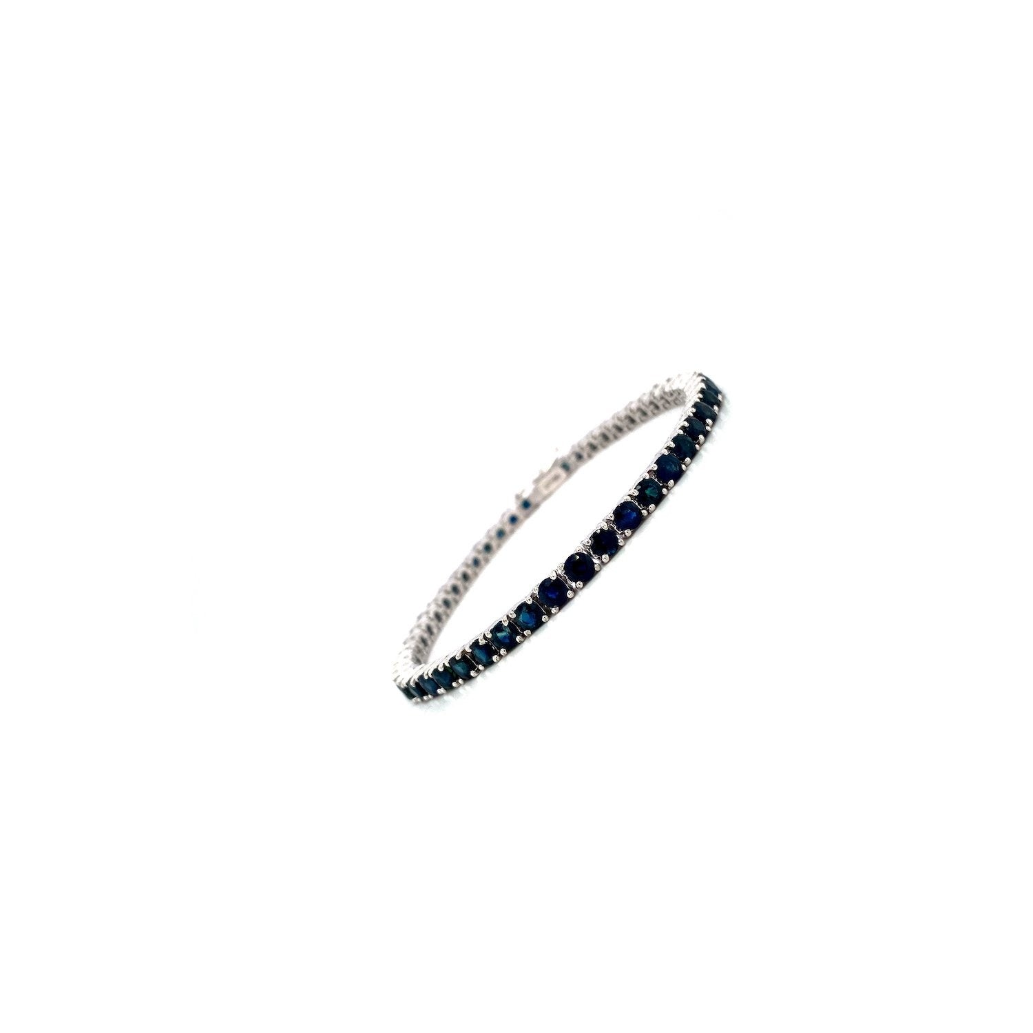 Sapphire Bracelet in .925 Sterling Silver - KSD 47225-1