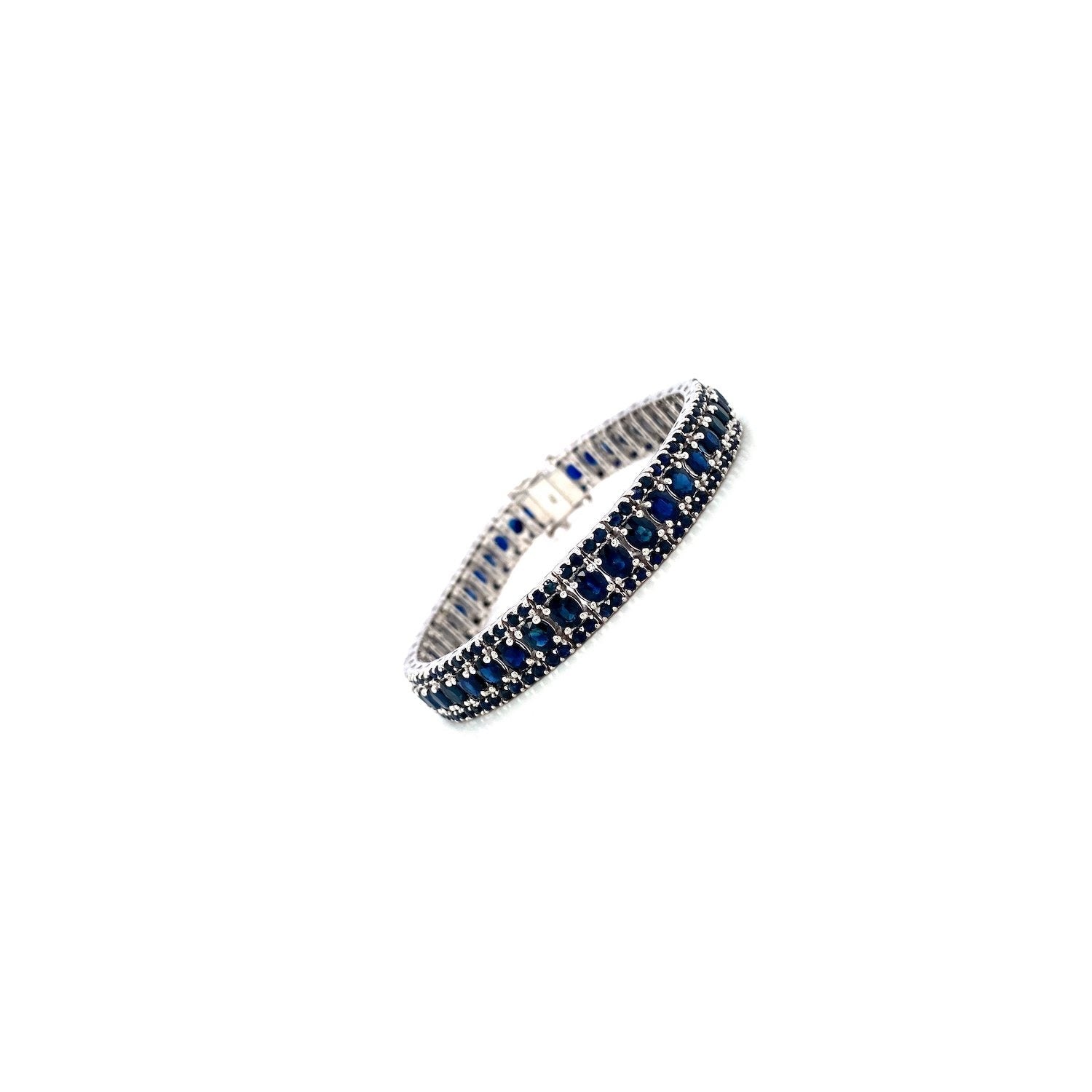 Sapphire Bracelet in .925 Sterling Silver - KSD 47809-1