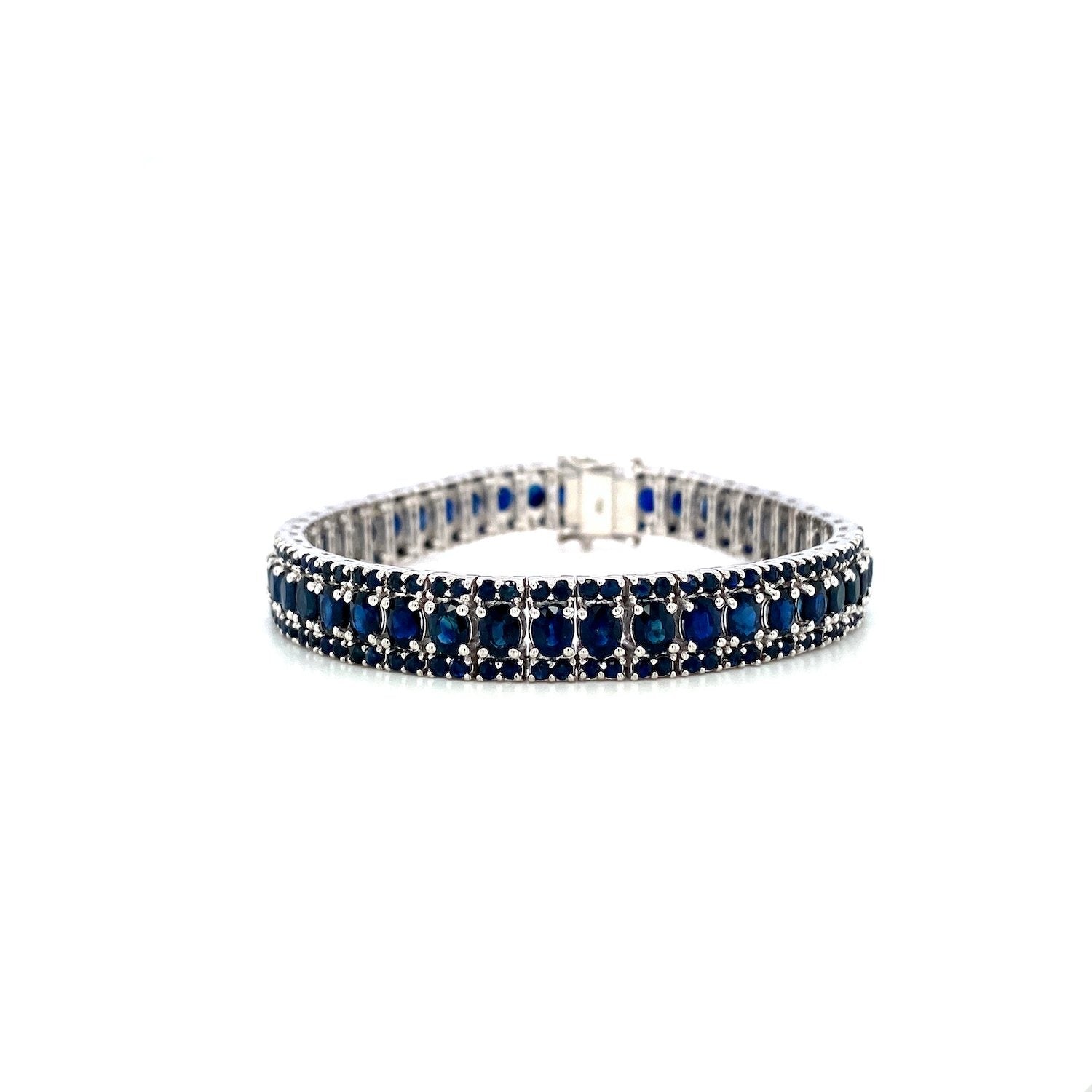 Sapphire Bracelet in .925 Sterling Silver - KSD 47809-0