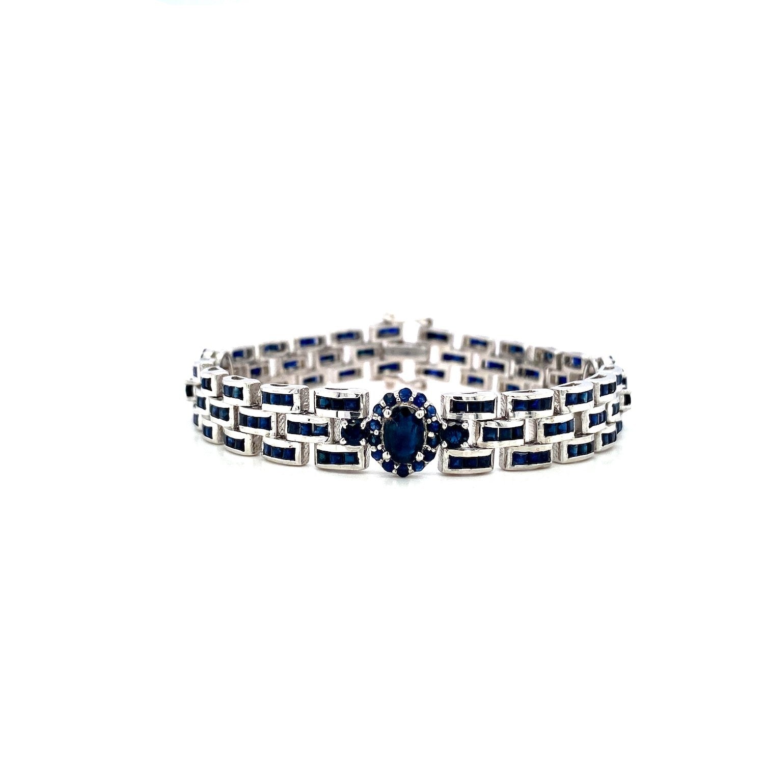 Sapphire Bracelet in .925 Sterling Silver - KSD 48425-0