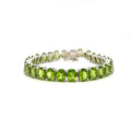 Peridot Bracelet in .925 Sterling Silver - KSD 43114-0