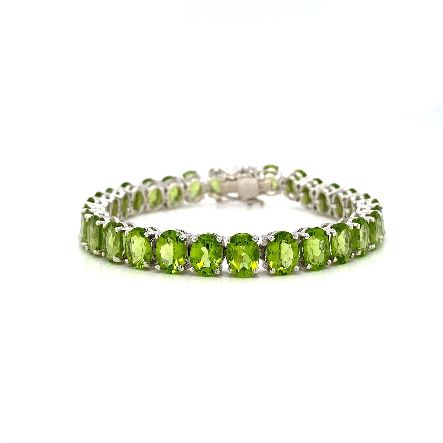 Peridot Bracelet in .925 Sterling Silver - KSD 43114-0