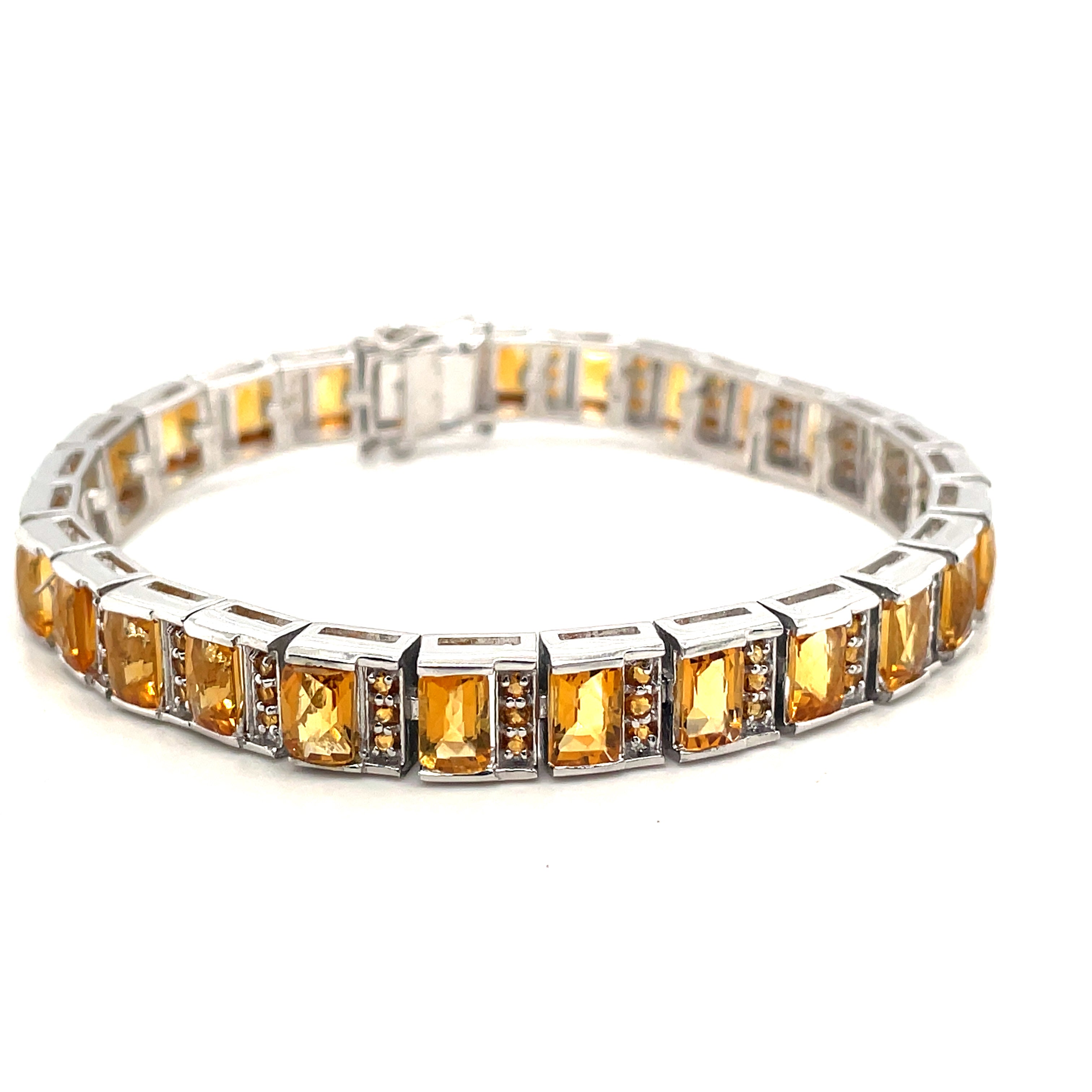 Amethyst Bracelet in .925 Sterling Silver - KSD 45351-1