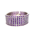 Amethyst Bracelet in .925 Sterling Silver - KSD 46257-0