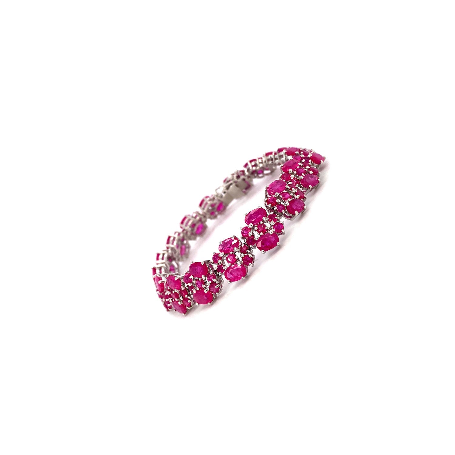 Ruby Bracelet in .925 Sterling Silver - KSD 4748-1