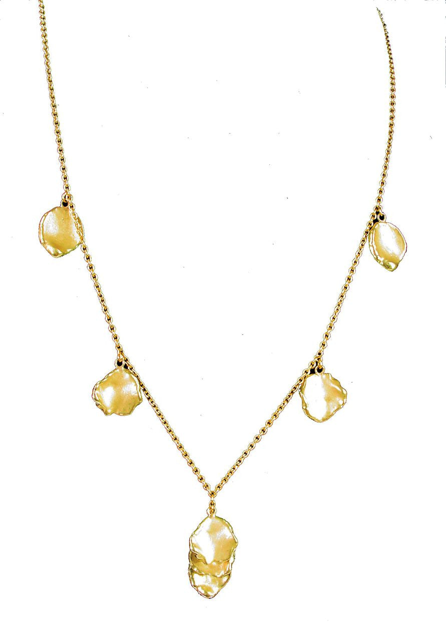 Metal Petals- earrings-Sterling  Silver & Diamonds-10