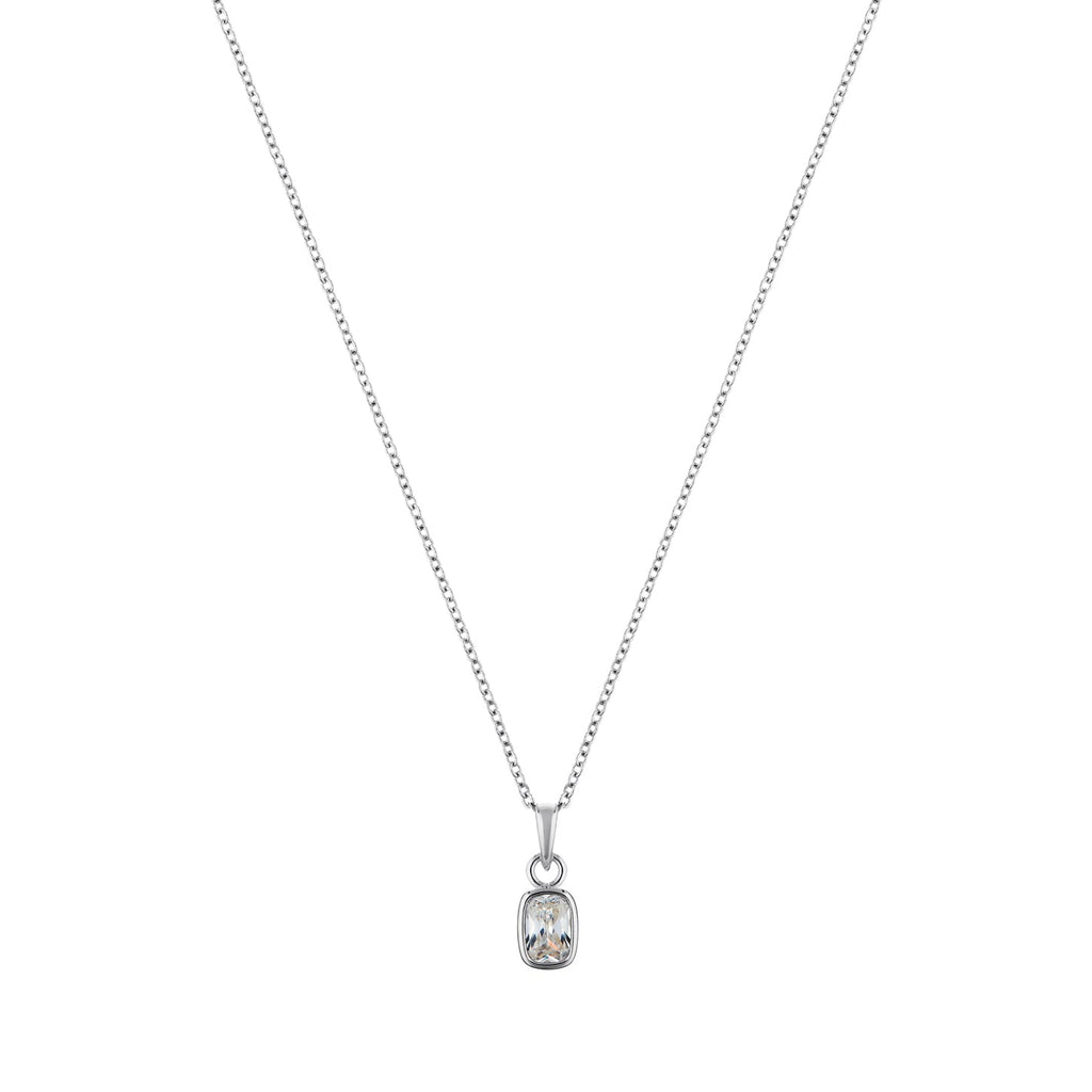 Enigma sterling silver necklace-0