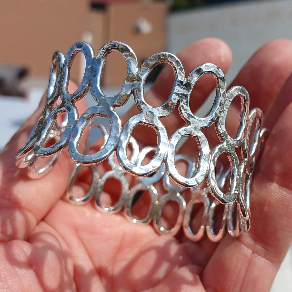 Minimalist Silver Bracelet, Sterling Silver Bracelet, Handmade Bracelet, Minimalist Bracelet, Sterling Silver Bracelet, Unique Design Bracelet-0