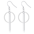 Sterling Silver Linked Earrings-0