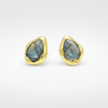 Earrings Iris - Sterling Silver Labradorite Teardrop Earrings-0