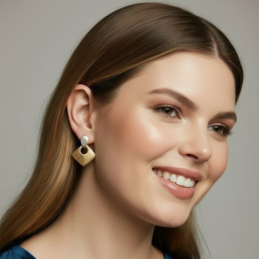 Earrings Venice - Sterling Silver Venetian Elegant Earrings-1