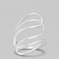 Ring Flow - Sterling Silver Flowing Design Ring-0