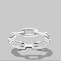 Ring Unity - Sterling Silver Chain Link Ring-0