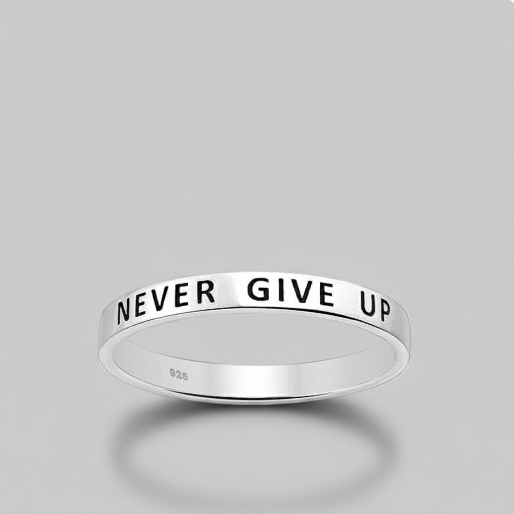 Ring Motivation (various) - Sterling Silver Inspirational Ring