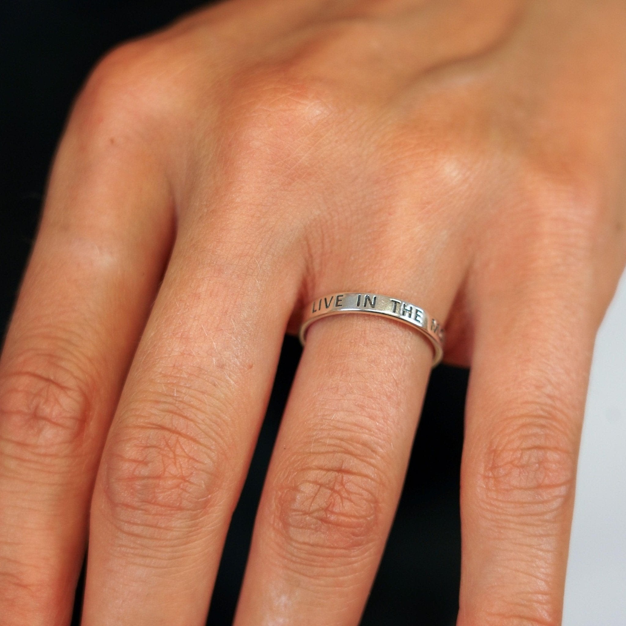 Ring Motivation (various) - Sterling Silver Inspirational Ring