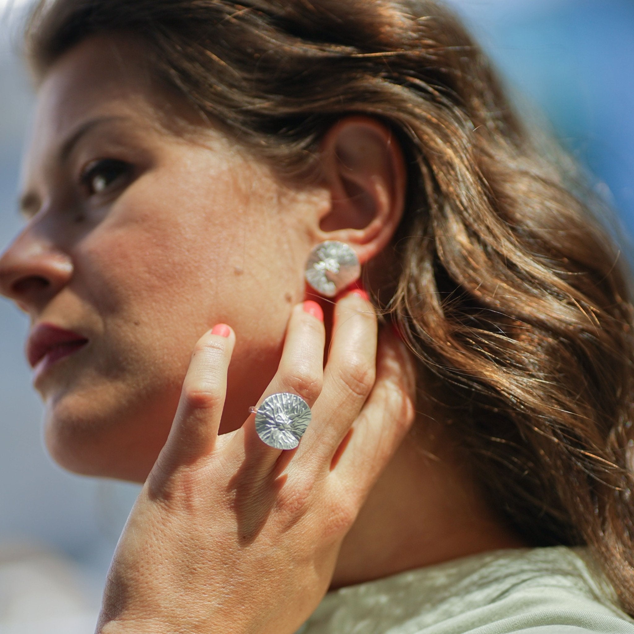 Ring Touch - Sterling Silver Elegant Minimalist Ring-2