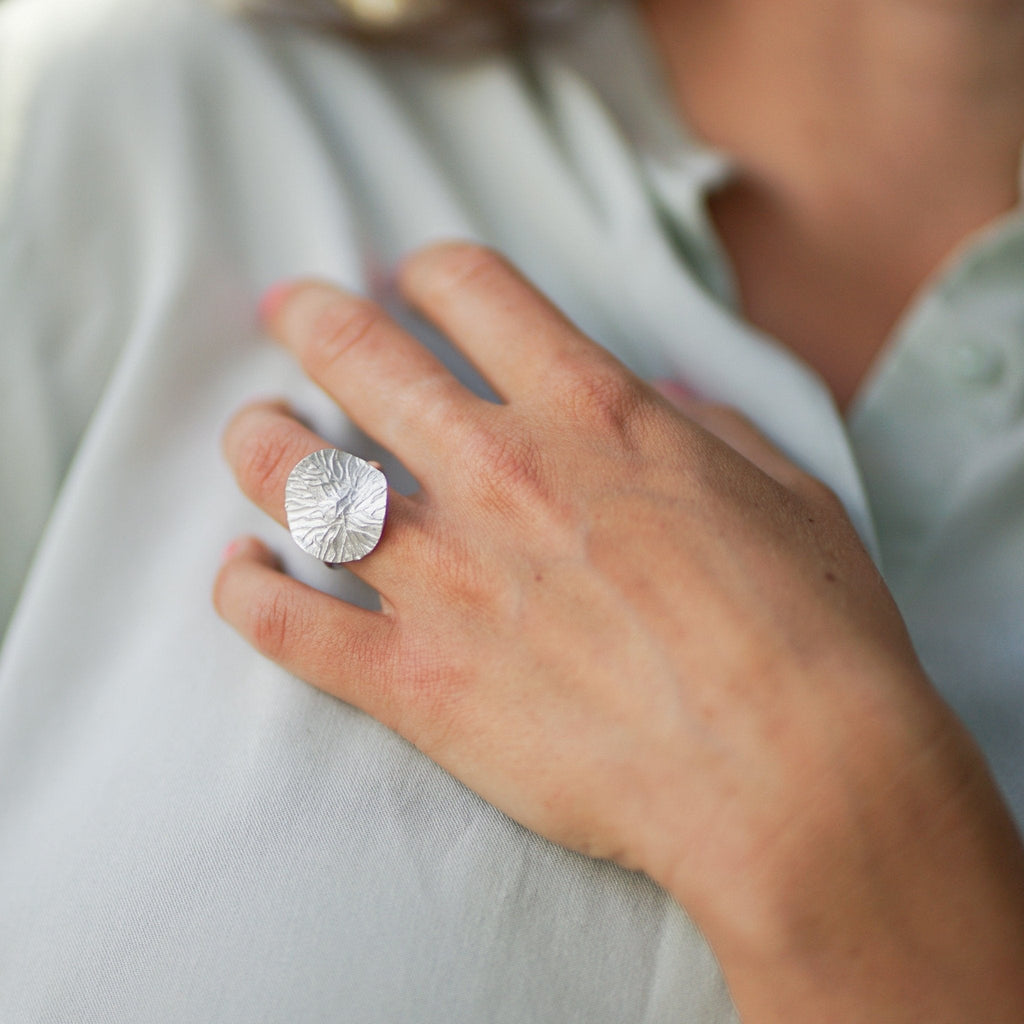 Ring Touch - Sterling Silver Elegant Minimalist Ring-1