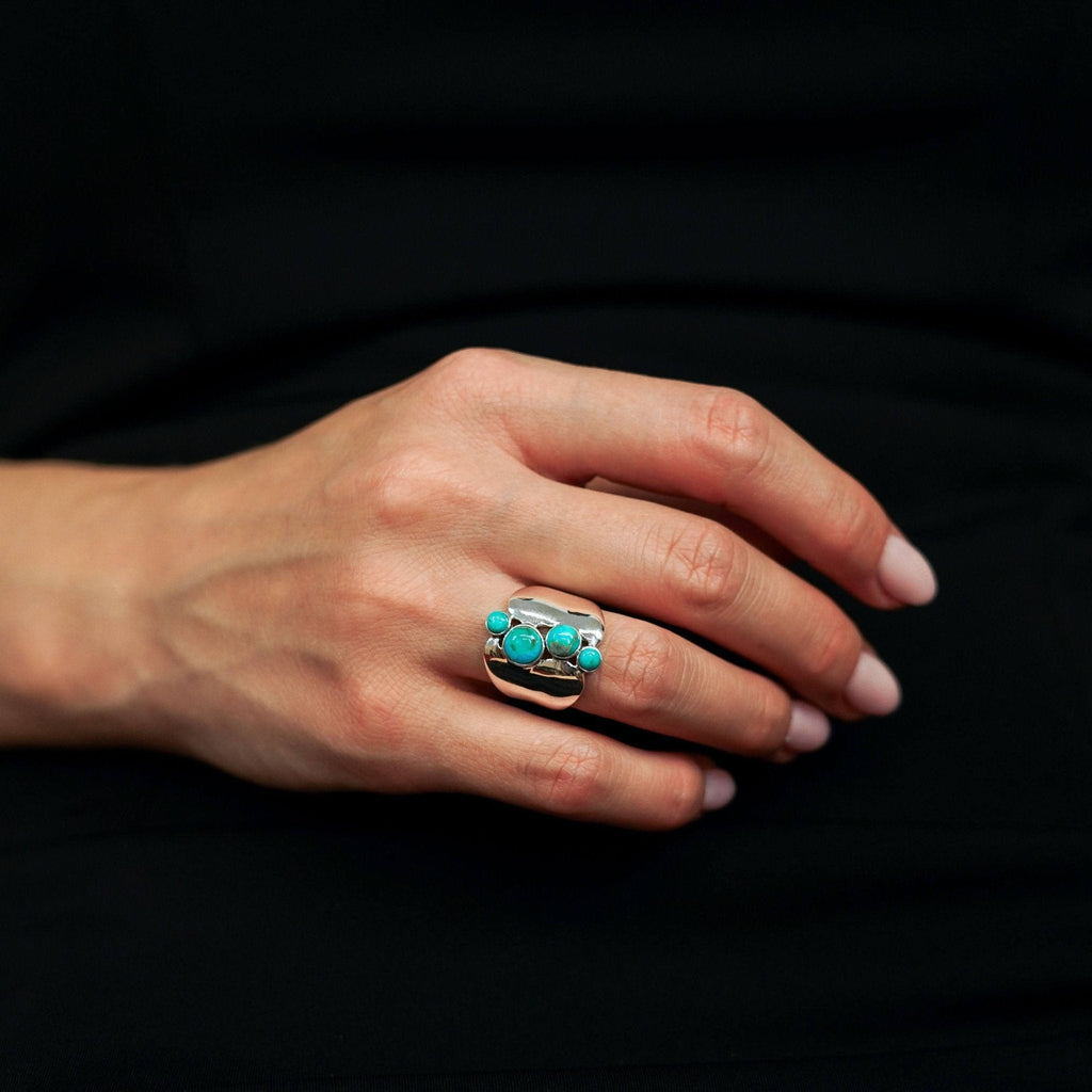 Ring Waterdrops - Sterling Silver Water-Inspired Ring-1